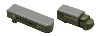 lego 1:87 1/87 camion camioncino mercedes transport interfrigo buone ottime cond - Immagine 1 di 4