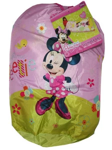Saco de dormir de camping + mochila Disney Minnie Mouse niña 3+ años NUEVO - Imagen 1 de 6