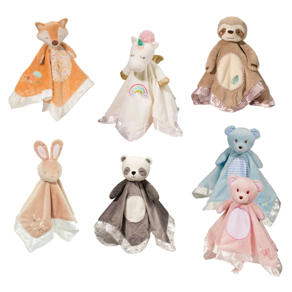 DOUGLAS CUDDLE TOYS Schmusetuch Schnuffeltuch Kuscheltuch Baby Einhorn Panda Bär blau rosa Hase