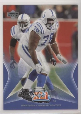 2007 Upper Deck Indianapolis Colts Super Bowl XLI Tarik Glenn #13 - Image 1 of 2