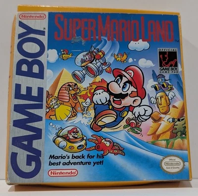 Super Mario Land Game Boy Caja Auténtica Solo Sin Juego Ni Manual Nintendo 1989 Foto 1 de 4