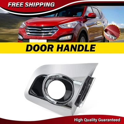 Front Left Exterior Door Handle Cover For Hyundai Santa Fe 2013-2019 Driver Side - Image 1 of 4