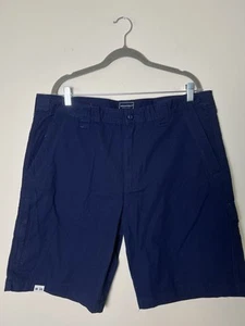 Architect Mens Shorts 36 Navy Blue 100% Cotton Casual Outdoor Utility Summer - Picture 1 of 16