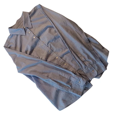 Talbots Long Sleeve Button Down Barrel Cuffs Shirt Men Size M Blue - Image 1 of 4