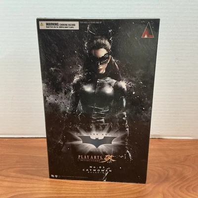 PlayArts Kai El Caballero Oscuro Trilogía Nº03 Catwoman Nueva Figura de Batman Sellada Foto 1 de 4