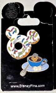 RARO set spille Disney orecchie di Topolino ciambella cosparsa 83252 tazza tè cucchiaio zucchero 83253 - Foto 1 di 5