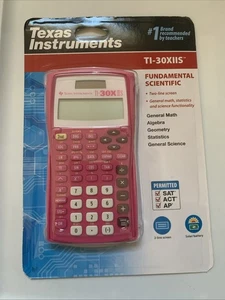 Texas Instruments TI-30X IIS Calculadora Científica 2 Líneas, Rosa NUEVA - Imagen 1 de 2