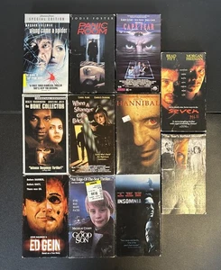Vintage VHS Horror Lot – Psychos, Predators & Serial Killers (11 Tapes) - Picture 1 of 3
