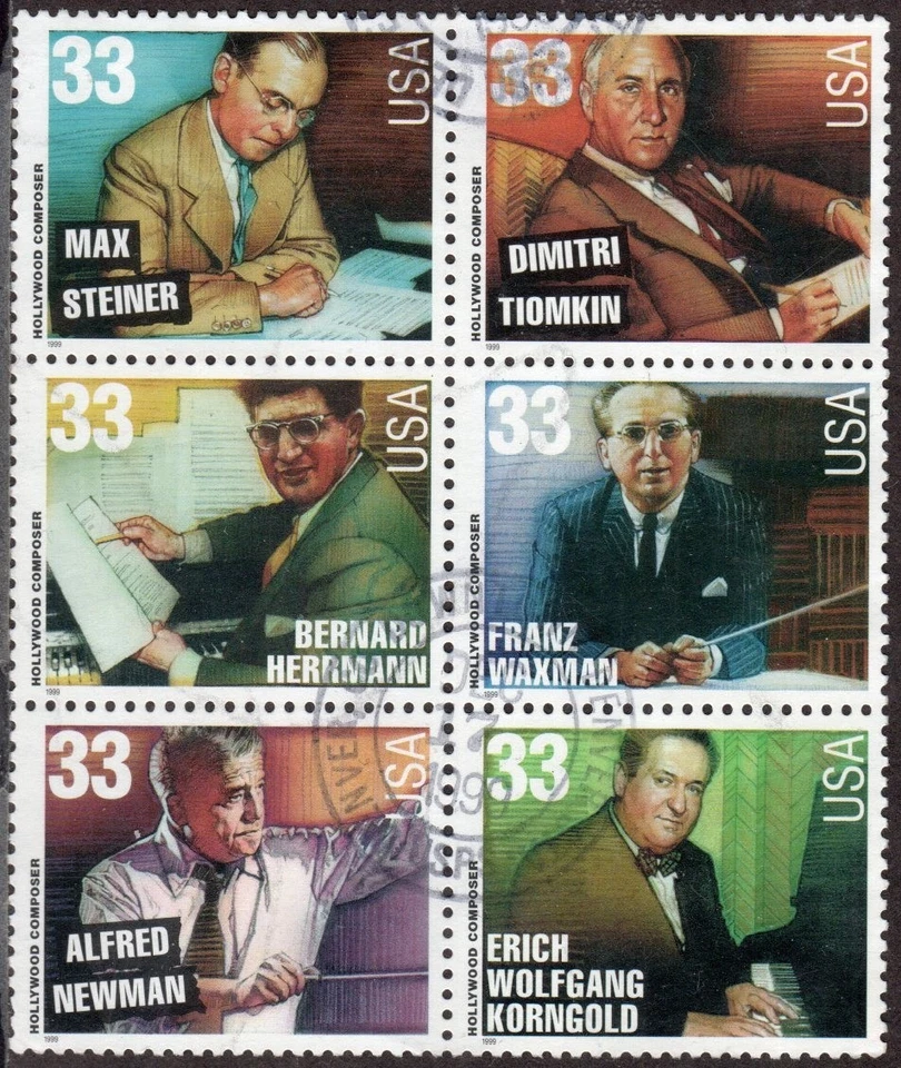 US Scott 3344a, Vertical block of 6, used - Image 1 of 1