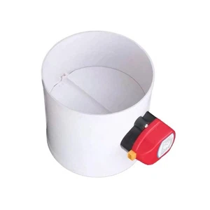 PVC Elektro HVAC Luftventil Magnet Luft Motor Kanal Dämpfer Ventil 75-200mm - - Bild 1 von 16