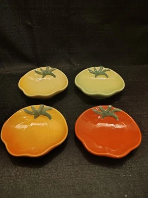 Juego de 4 platos de salsa vintage Williams Sonoma HEIRLOOM TOMATES (12) Foto 1 de 4
