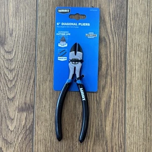 HART 6" | 152mm DIAGONAL PLIERS / SIDE CUTTING Chrome Nickel Steel Comfort Grip - Picture 1 of 16