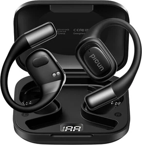Open Ear Headphones, Bluetooth 5.4 Wireless Earbuds with LED Display - Picture 1 of 7