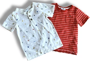 TOMMY BAHAMA KIDS BOY 2 Pack Short Sleeve Tee T-Shirts Sz 5 (fits More Like 4) - Picture 1 of 6