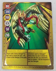 Bakugan Gundalian Invaders: Darkened Fury Metal/Magnetic Gold Gate Card 11/48b - Picture 1 of 2