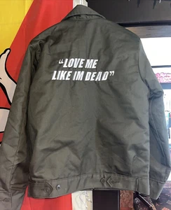 Maurice Eastwood Mens Jacket Love Me Like I’m Dead Dickies Dark Green Small - Picture 1 of 5