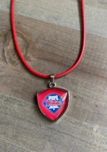 Philadelphia Phillies Pendant Necklace - Picture 1 of 4