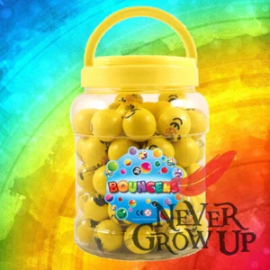 Palline rimbalzanti viso emoji gialle 1-50 riempi sacchetti festa calza natale bambini tasca - Foto 1 di 6