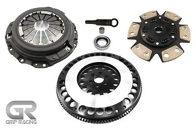 GRIP RACING STAGE 3 CLUTCH & 12LBS FLYWHEEL KIT FOR NISSAN 240SX KA24DE 2.4L - Image 1 of 4