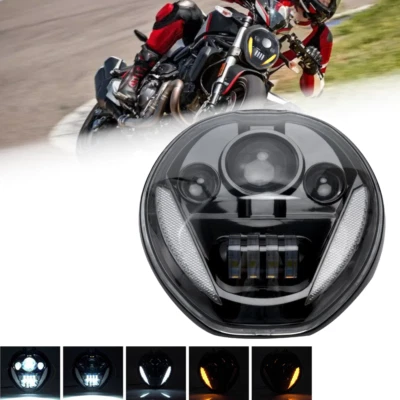 LED Headlight Lamp For Ducati Monster 821 / 1200 / 1200s 2018-2021 797 2019-2021 - Image 1 of 4