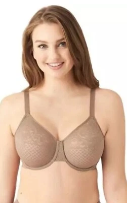 Wacoal Visual Effect Minimizer Bra 857210 Deep Taupe - Image 1 of 3