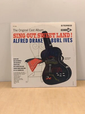 Alfred Drake, Burl Ives- Sing Out, Sweet Land! LP-Decca ‎– DL 74304 - Image 1 of 4