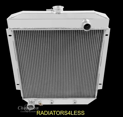 RADIADOR DE ALUMINIO CHAMPION 3 FILAS 54 55 56 FORD FAIRLANE COCHE SEDÁN VAGÓN LÍNEA PRINCIPAL Foto 1 de 3