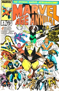 1988 Marvel Comics Marvel Age Annual #4 - 1st App. Damage Control - Picture 1 of 2