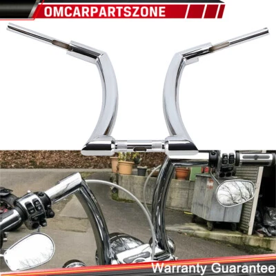 16" Rise Meathook Ape Hanger Bar Handlebar for Harley Touring Road King Classic - Image 1 of 4