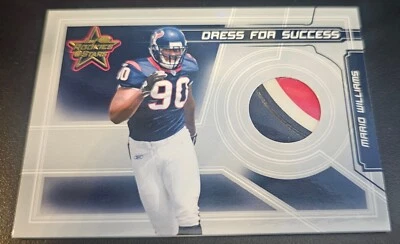 2006 Leaf Rookies & Stars Dress For Success Helmet Mario Williams RC 83/110 - Image 1 of 2