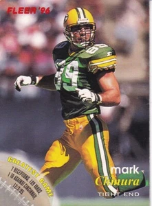 1996 Fleer Shell FACT #44 Mark Chmura Green Bay Packers Football Card - Picture 1 of 2