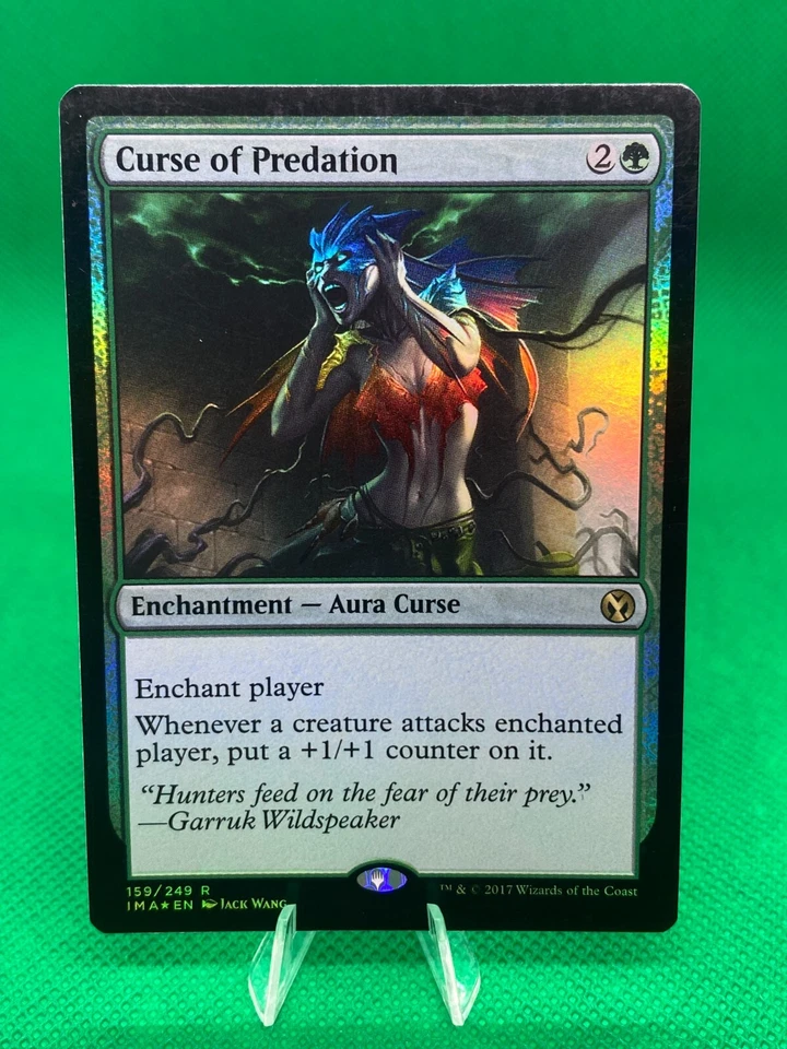MTG - IMA - Curse of Predation Near Mint Foil #159 - Image 1 of 1