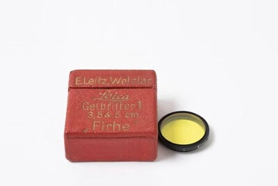 Leica Gelbfilter Nr.1 FIRHE - E19 Yellow 1 / for Elmar 3.5 & 5cm (94-96%new) - Image 1 of 3