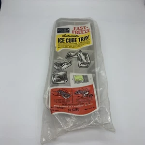 Comet Ice Cube Tray Quick Release Aluminum Vintage Original Package Sealed - Picture 1 of 4