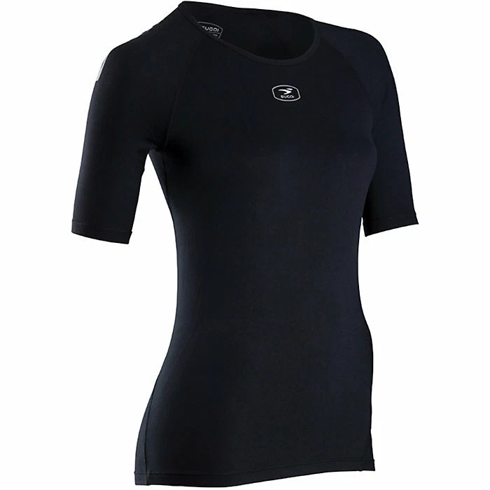 SUGOI WOMEN’S RS CORE SHORT SLEEVE BASE LAYER, MEDIUM, BLACK - Image 1 of 1