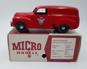 MICRO MODELS MP502 Red Holden FJ Panel Van XH191 Limited Edition 1:43 - Picture 1 of 17