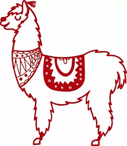Llama Alpaca Lama Animal Farm Cria Pet Zoo Car Truck Window Vinyl Decal Sticker - Picture 1 of 2
