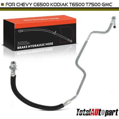 Manguera hidráulica de freno para pasajero trasero Chevrolet T6500 GMC B7 T7500 1997-2000 Foto 1 de 4