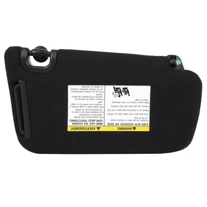 Left Black Sun Visor W/O Sunroof Fits Nissan Sentra LEAF 2012-2019 1.6L 1.8L - Picture 1 of 14