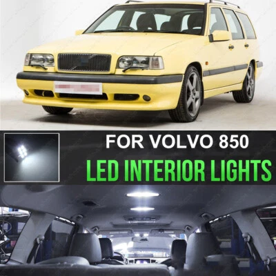 LED For Volvo 850 1992-1997 (10 Pieces) Super Bright 6000K White Interior Light - Image 1 of 4
