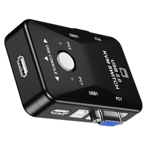 2 Port Box Display Port Video Converter Box Switch Box Selector - Bild 1 von 11