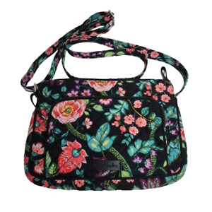 Vera Bradley Vines Floral Mini Crossbody Purse Quilted Very Clean Excellent Cond