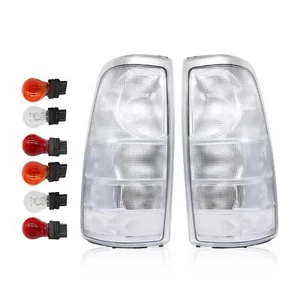 Klare Rückleuchten-Baugruppe kompatibel mit Silverado 1500 2500 1999-2002 Sierr... - Bild 1 von 7