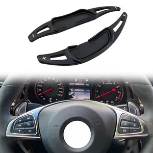 Steering Wheel Shift Paddle Shifter For Benz AMG A45 C63 E63 S65 CLA45 GLA45 GLC - Picture 1 of 11