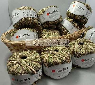 (99 €/kg): 50 Gramm Gedifra Momentum, Bändchengarn m. Glanzfaden Fb.8204 #369 - Bild 1 von 2