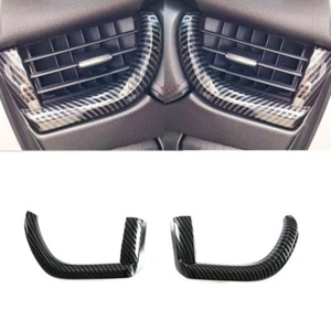 Carbon Fiber Front Side Air Outlet Vent Cover Trim For Toyota FORTUNER 2022-2025 - Picture 1 of 7