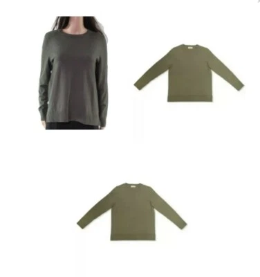 Suéter Style & Co Cazadora Verde Cuello Redondo Talla Pequeña Mangas Largas (5715) Foto 1 de 3