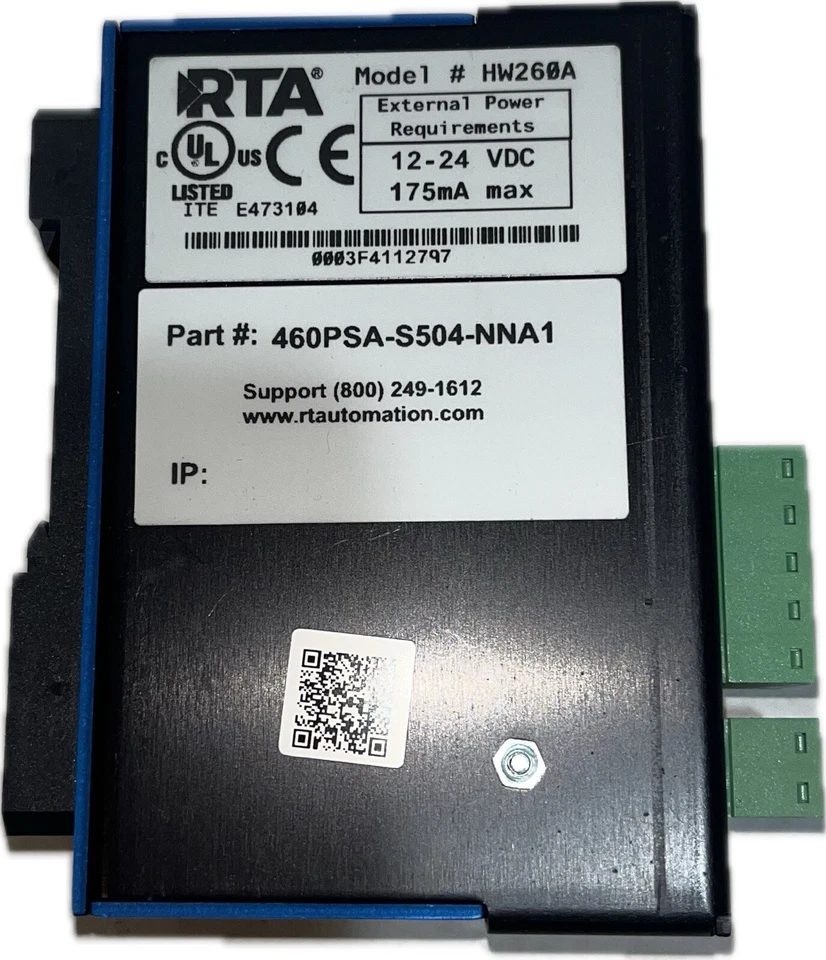 RTA HW260A - Image 1 of 2