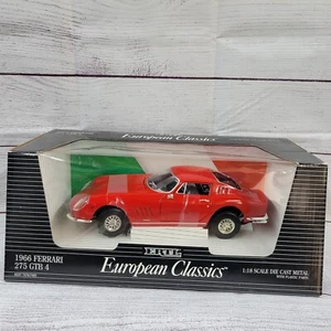 Vintage 1991 ERTL European Classics 1:18 1966 FERRARI 275 GTB 4 Diecast Model - Picture 1 of 10