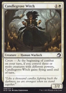 2X CANDLEGROVE WITCH 008/277 MIDNIGHT HUNT MTG MAGIC NM X2 (yourdeckbuilder) - Picture 1 of 1